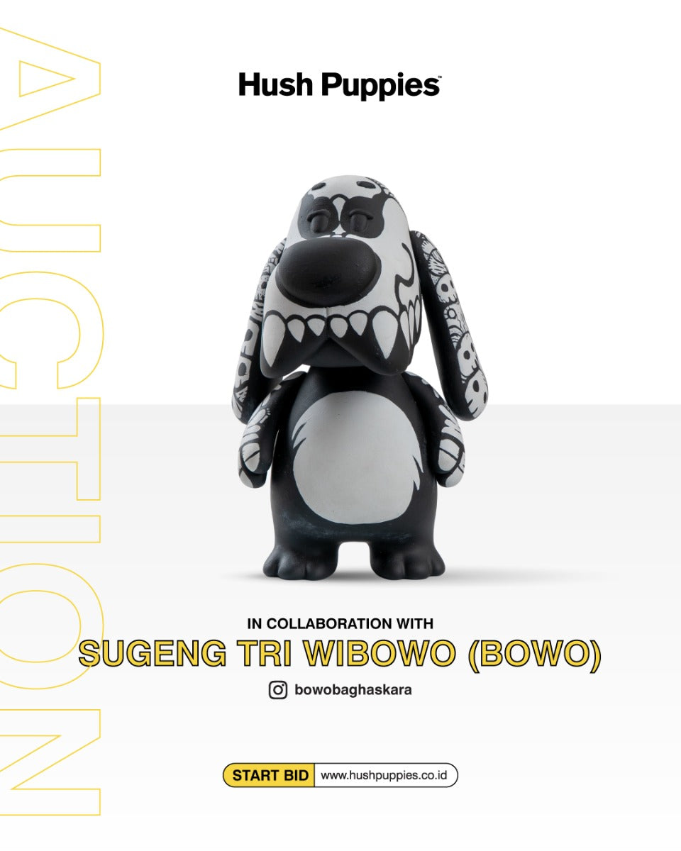 Hush Puppies × Bowo – Black & White Pop Edition