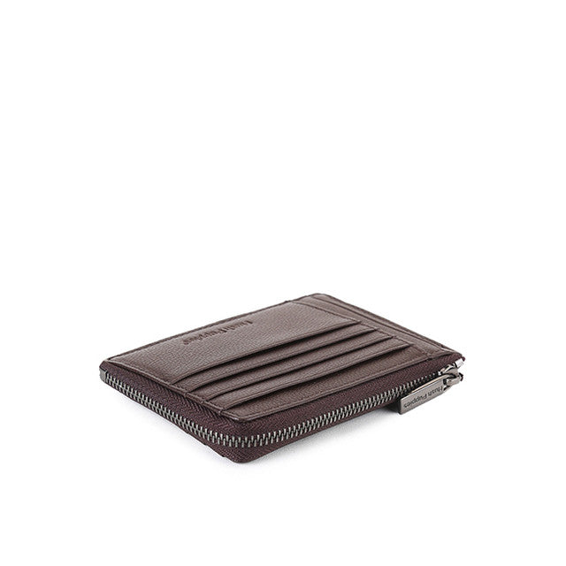 Jamison Card Holder In Dark Brown