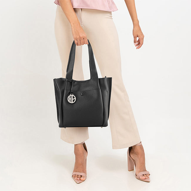 Pebby Tote M In Black