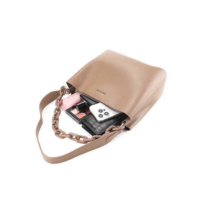 Linsie Satchel (L) In Taupe