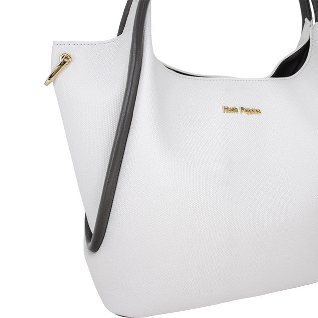 Champ Satchel In White