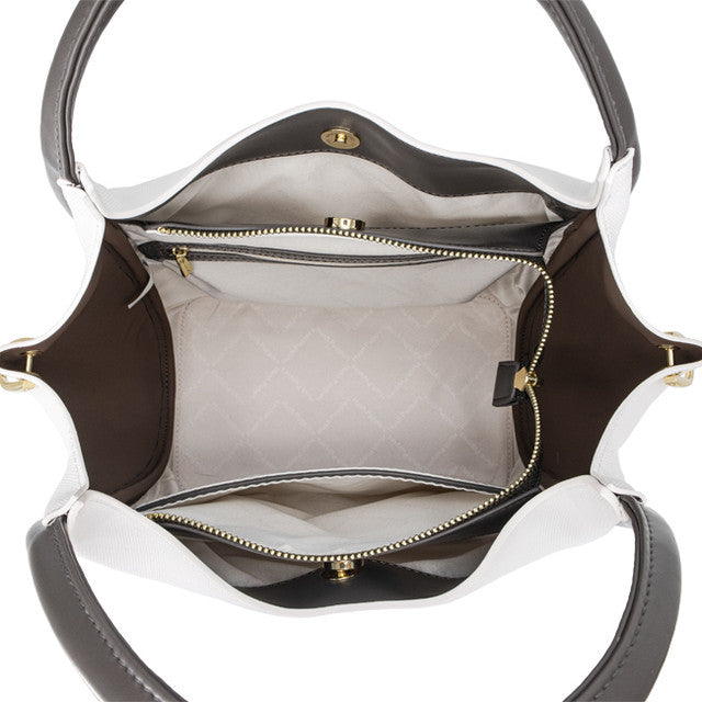 Champ Satchel In White