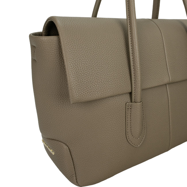 Hailey Satchel (M) In Taupe