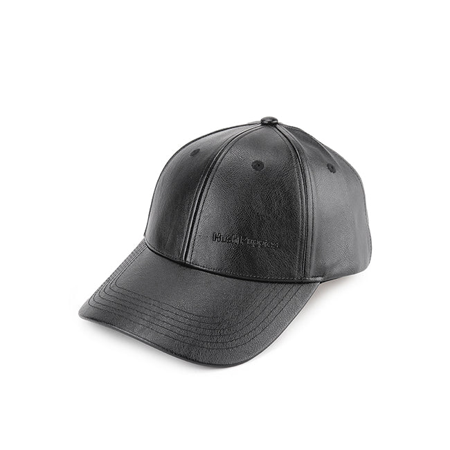 Cap Leath In Black