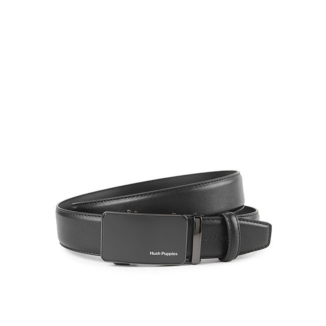Hush Puppies Men Belt Donald Automatic In Black
