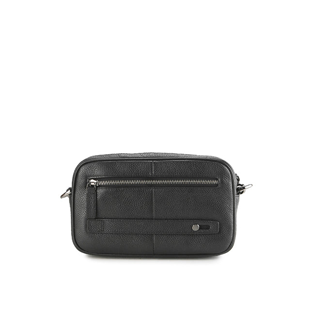 Fugol Clutch/Messenger Bag In Black
