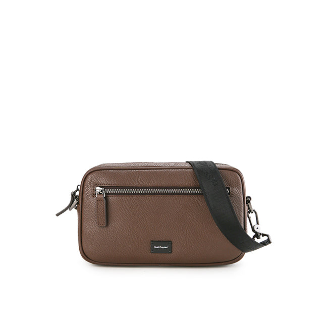 Fugol Clutch/Messenger Bag In Dark Brown