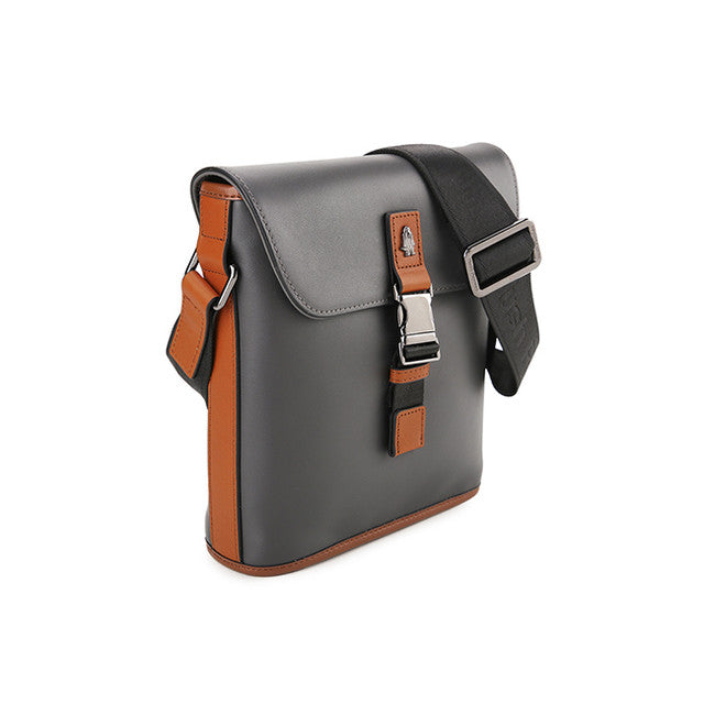 Pretzel Sling Bag In Grey