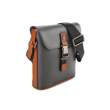 Pretzel Sling Bag In Grey