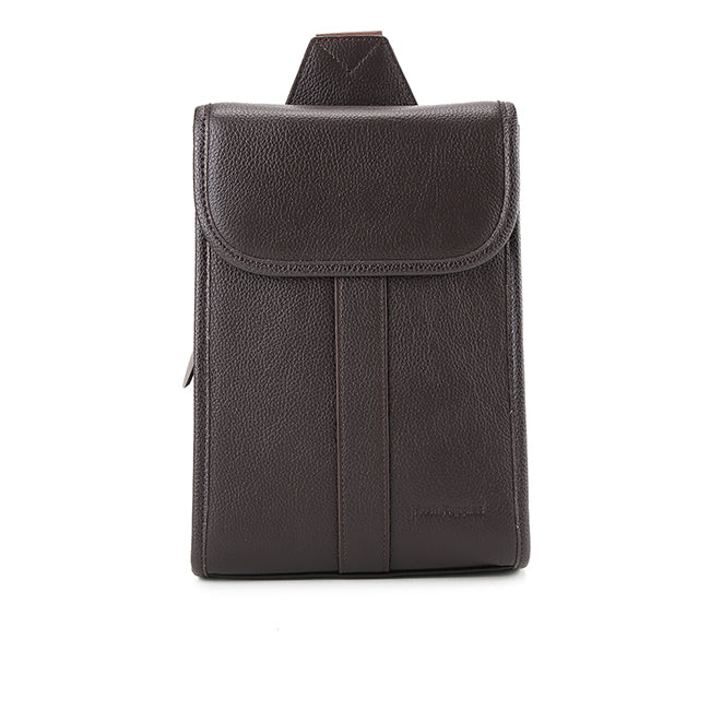 Tad Chest Bag In Dark Brown