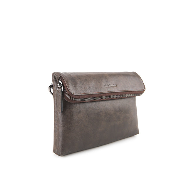 Wesley Clutch In Dark Brown