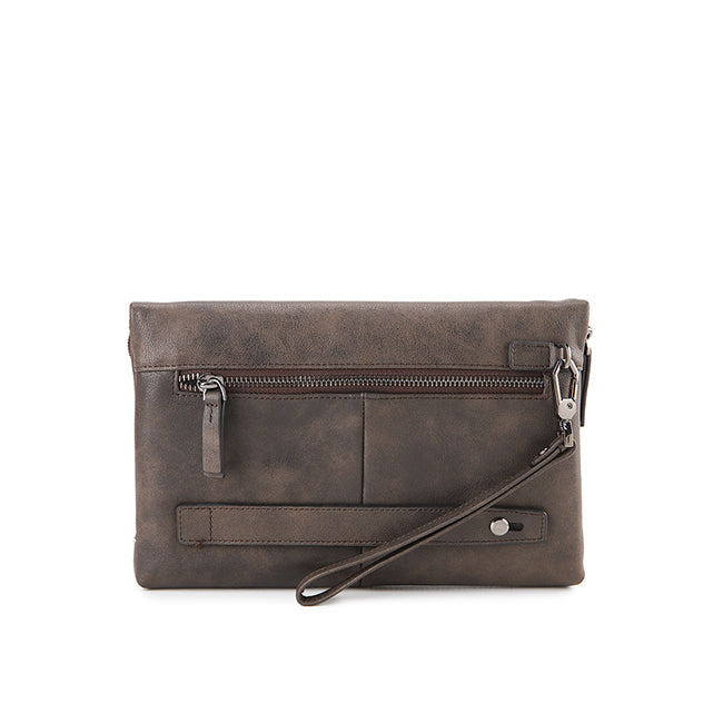 Wesley Clutch In Dark Brown