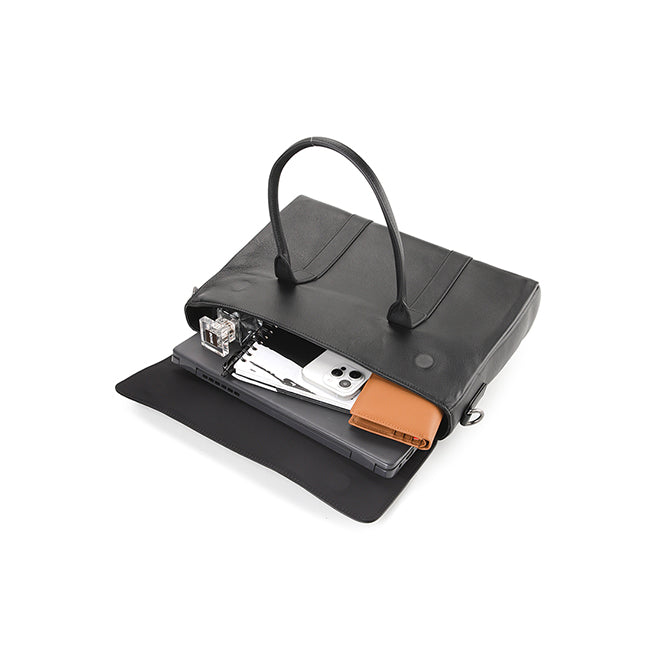 Walley Document Bag In Black