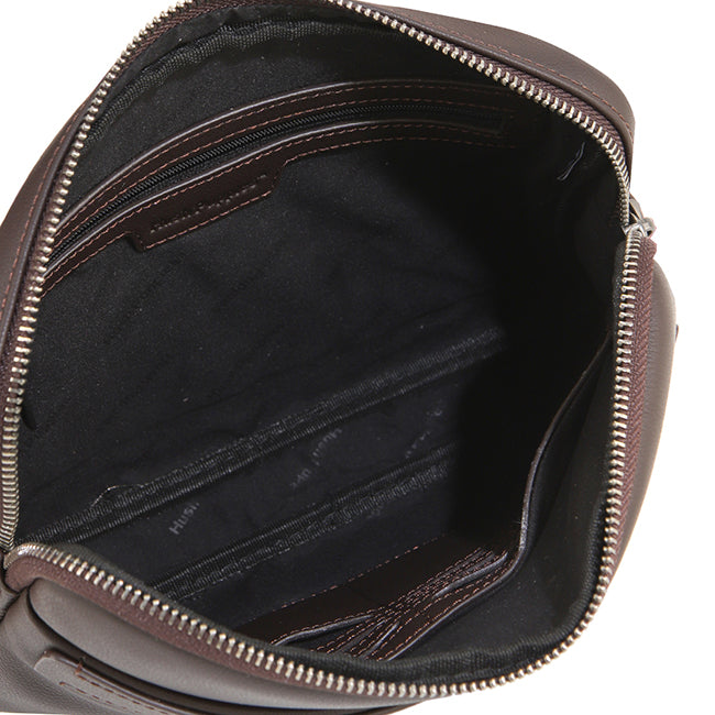Woody Clutch In Dark Brown