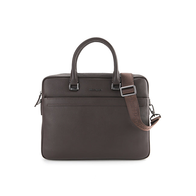Woody Document Bag In Dark Brown