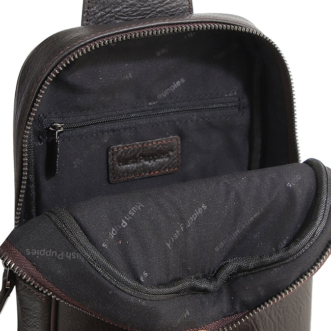 Adam Chest Bag In Dark Brown