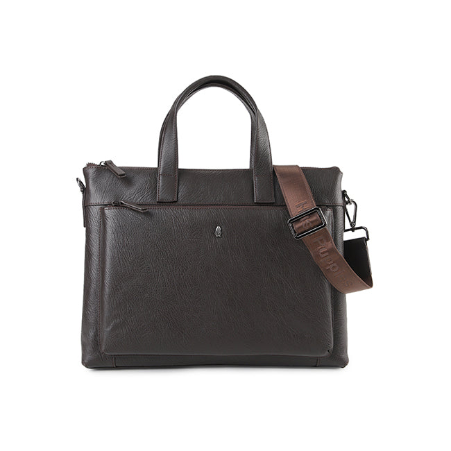 Adam Document Bag In Dark Brown