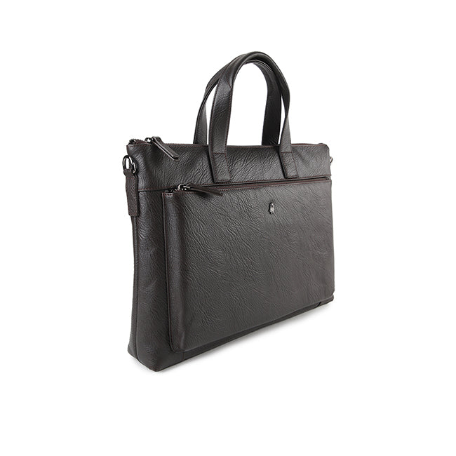 Adam Document Bag In Dark Brown