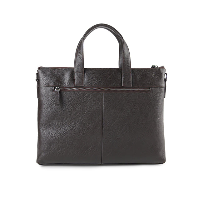 Adam Document Bag In Dark Brown
