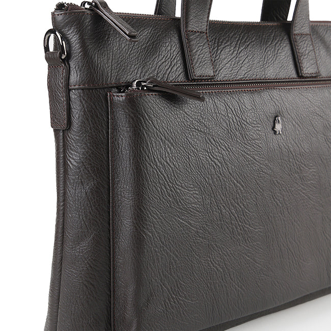 Adam Document Bag In Dark Brown