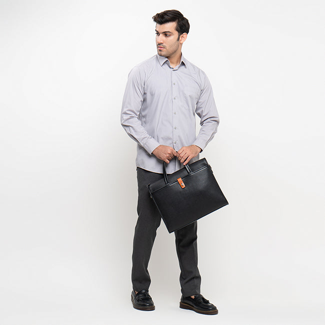 Anthony Document Bag In Black