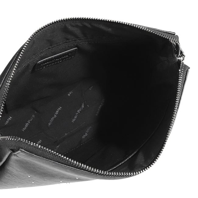 Sparkle Messenger Bag In Black