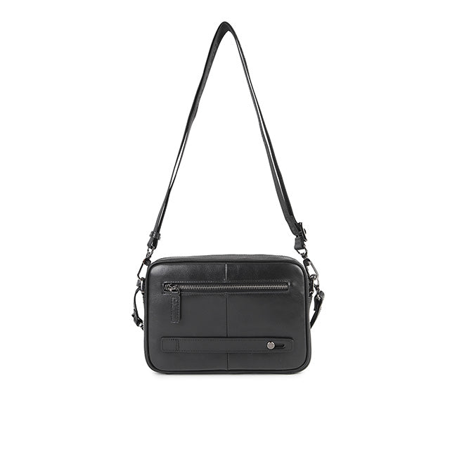 William Smith Clutch / Messenger Bag In Black