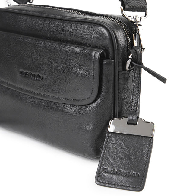 William Smith Clutch / Messenger Bag In Black