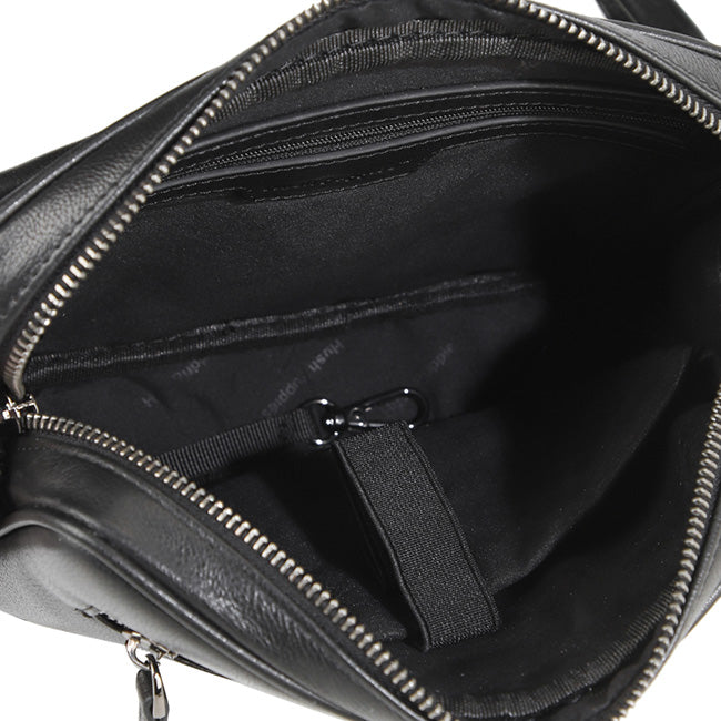 William Smith Clutch / Messenger Bag In Black