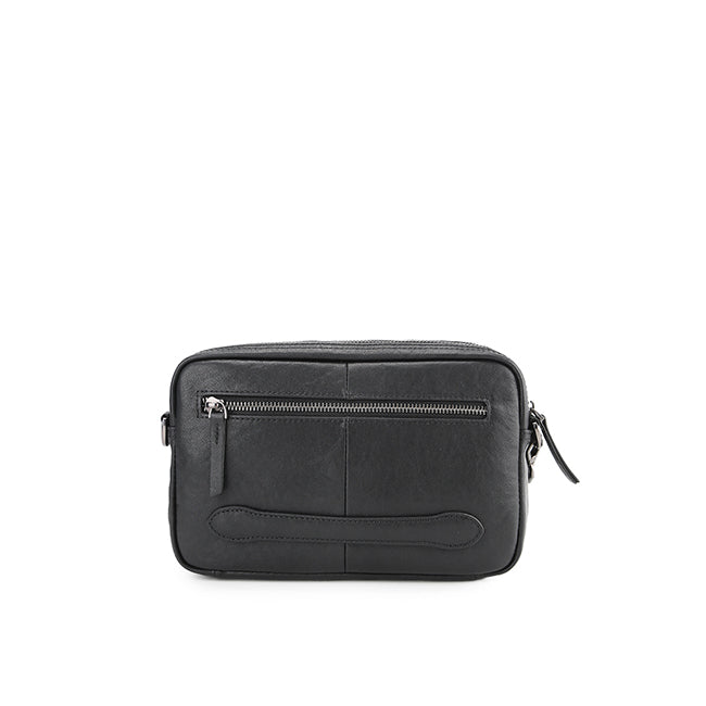 Hp Vii Clutch / Messenger Bag In Black
