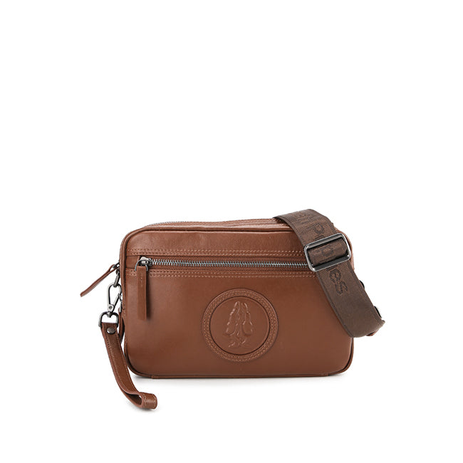 Hp Vii Clutch / Messenger Bag In Brown