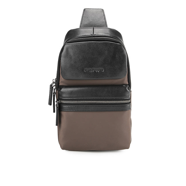 Titan Chest Bag In Dark Brown