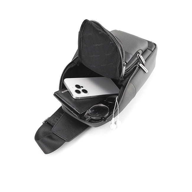 Timothy Chest Bag In Grey