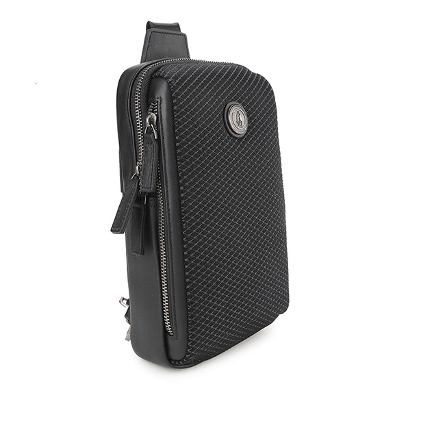 Telford Chest Bag In Black
