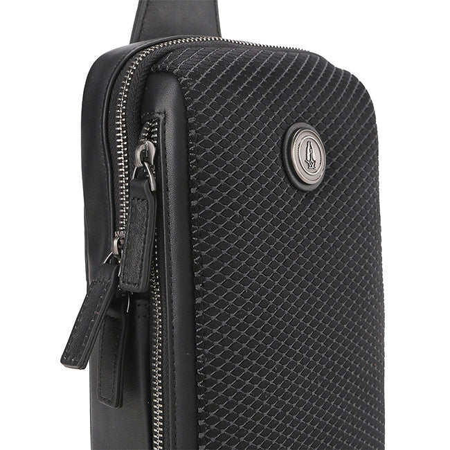 Telford Chest Bag In Black