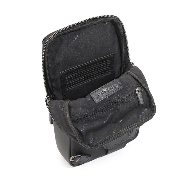 Telford Chest Bag In Black