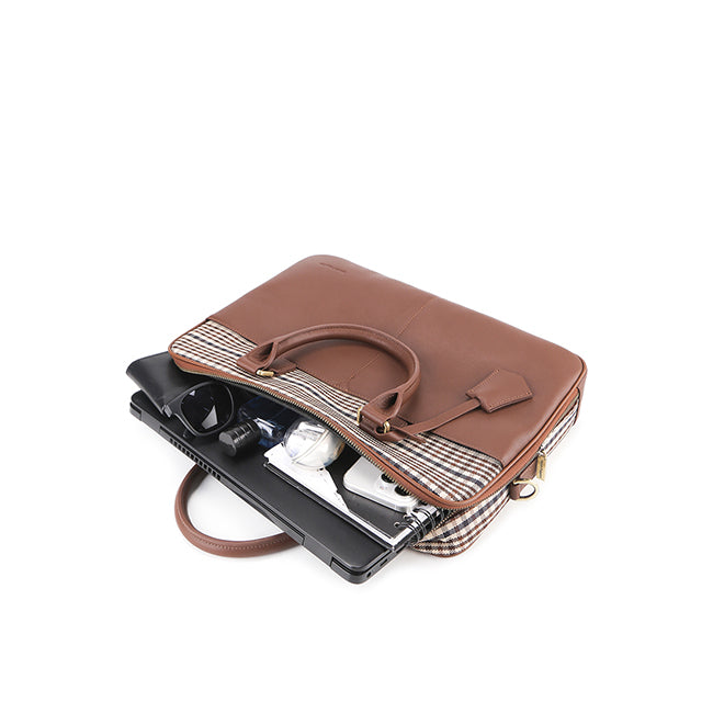 Teddy Document Bag In Brown