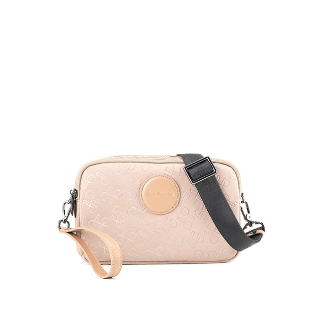 Tyson Clutch / Messenger Bag In Beige