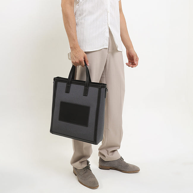 Sanjiro Tote Bag In Grey