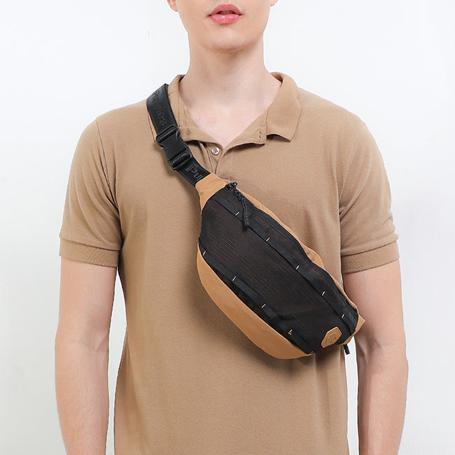Holiday Waist Bag In Tan