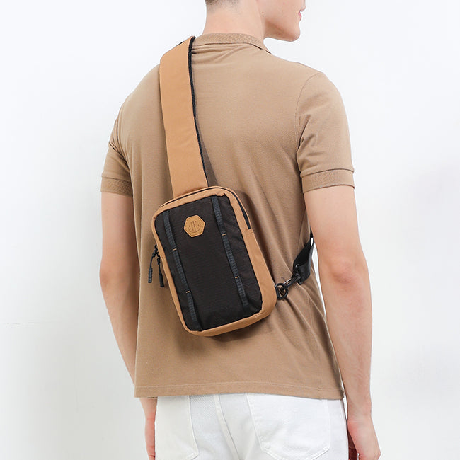 Holiday Chest Bag In Tan