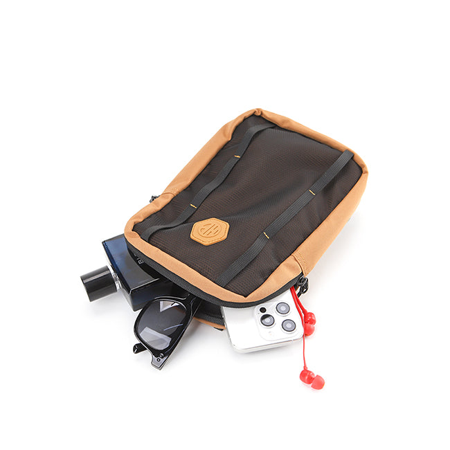 Holiday Chest Bag In Tan