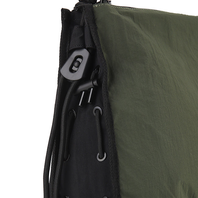Wembley Sling Bag In Khaki & Black
