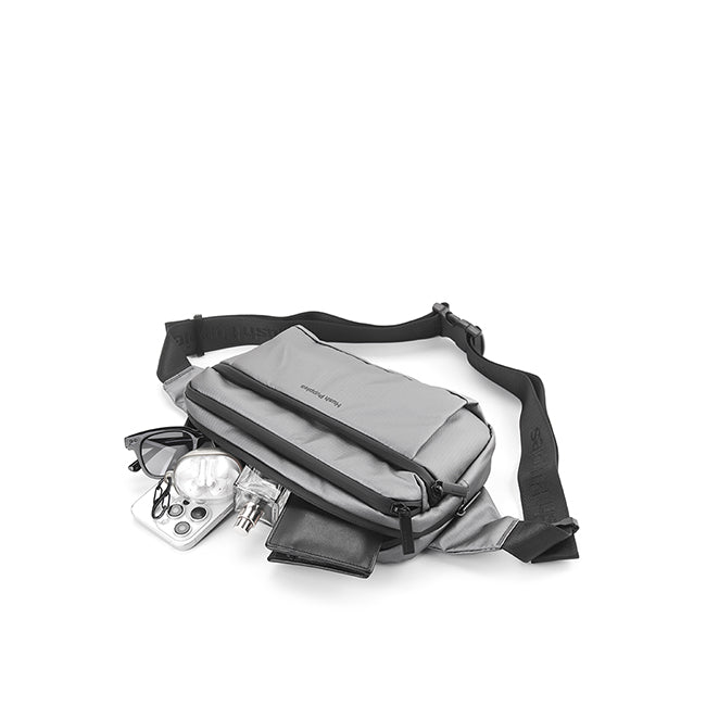 Ash Waist Bag In Silver