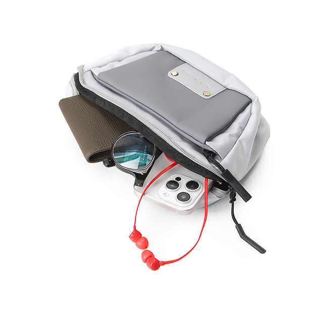 Zinc Sling Bag - S In Light Grey