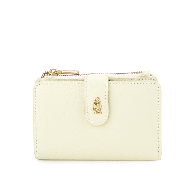 Short Wallet Becca Bi Fold Wlt In Cream