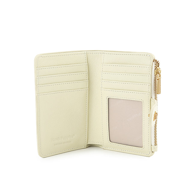 Short Wallet Becca Bi Fold Wlt In Cream