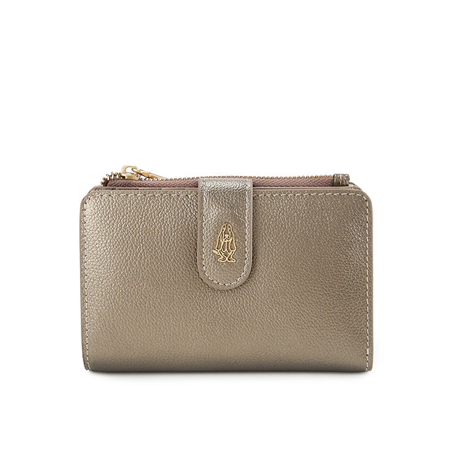 Short Wallet Becca Bi Fold Wlt In Gold