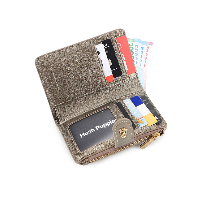 Short Wallet Becca Bi Fold Wlt In Gold