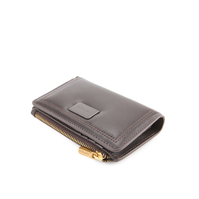 Britney Bi Fold Wlt In Dark Brown